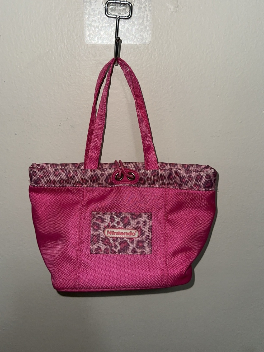 Vintage Nintendo Pink Leopard mini bag